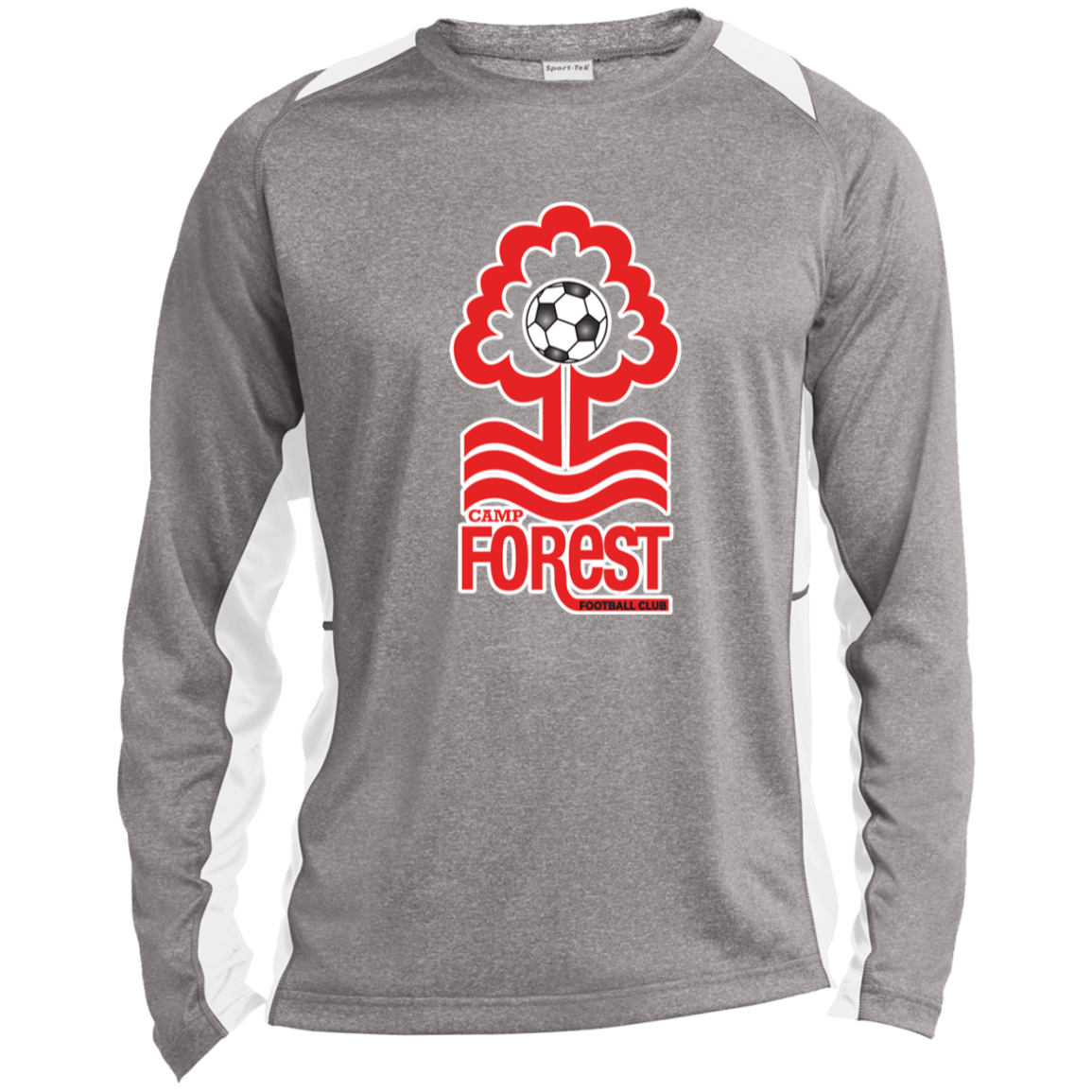 CFFC Heather Colorblock L/S Performance Tee - 931 Graphics