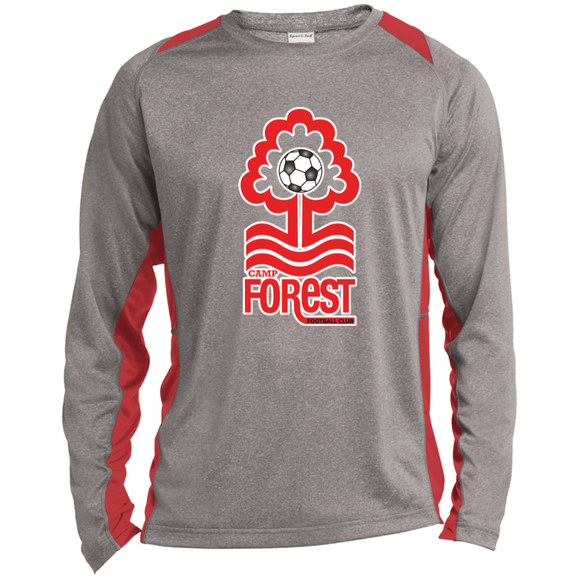 CFFC Heather Colorblock L/S Performance Tee - 931 Graphics