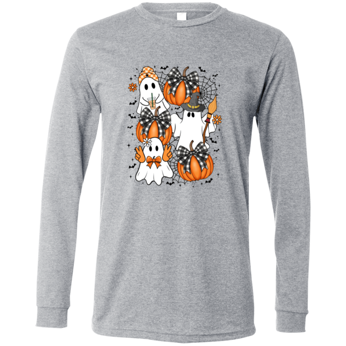 Coquette Boo Bella + Canvas LS Tee - 931 Graphics