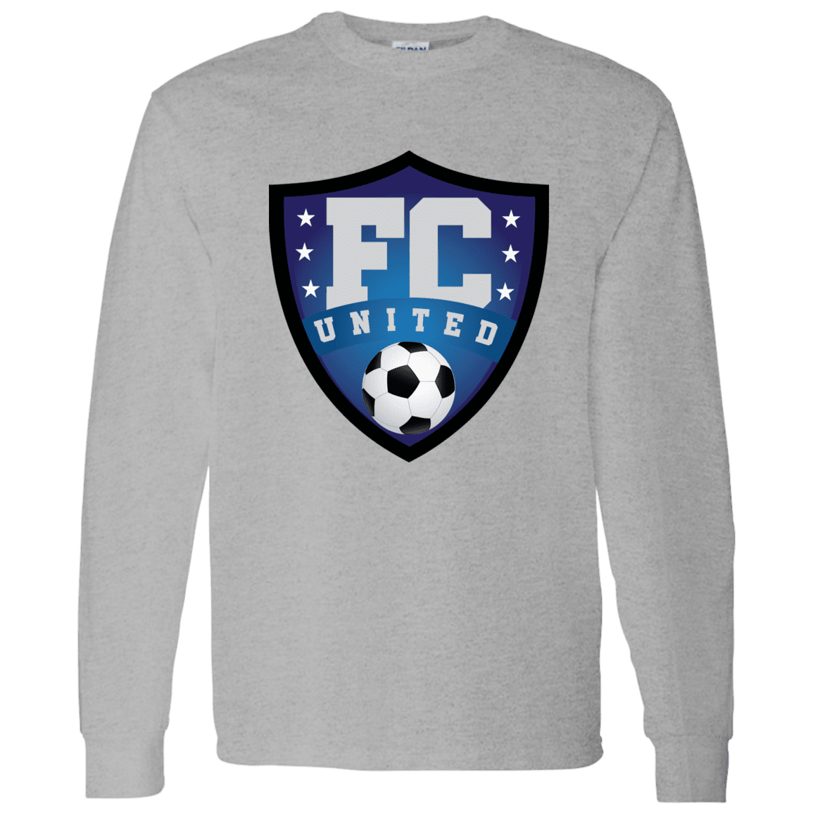 FC United LS T-Shirt 5.3 oz. - 931 Graphics