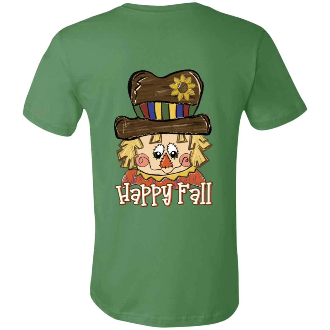 Happy Fall Scarecrow Bella + Canvas S/S Tee - 931 Graphics