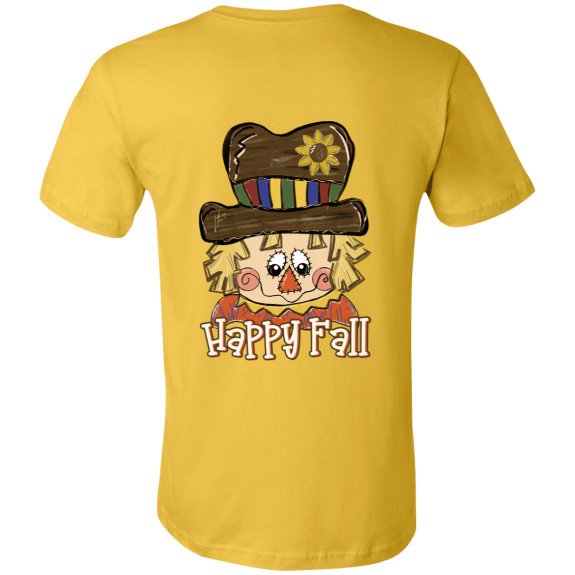 Happy Fall Scarecrow Bella + Canvas S/S Tee - 931 Graphics