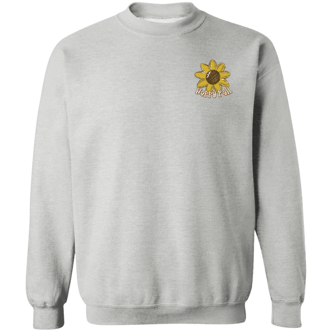 Happy Fall Scarecrow Gildan Crewneck Pullover Sweatshirt - 931 Graphics