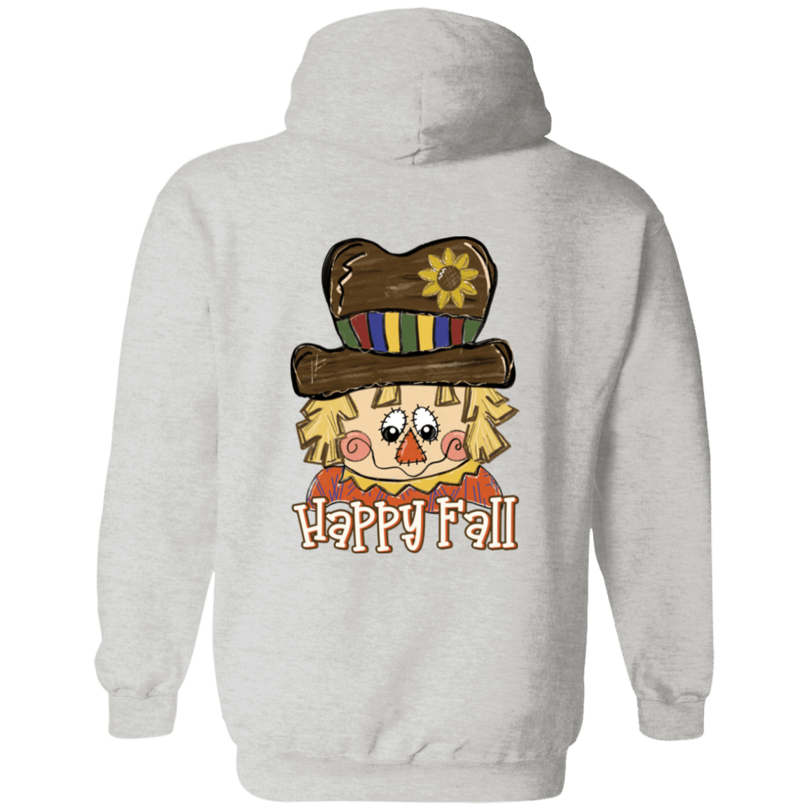 Happy Fall Scarecrow Gildan Pullover Hoodie - 931 Graphics