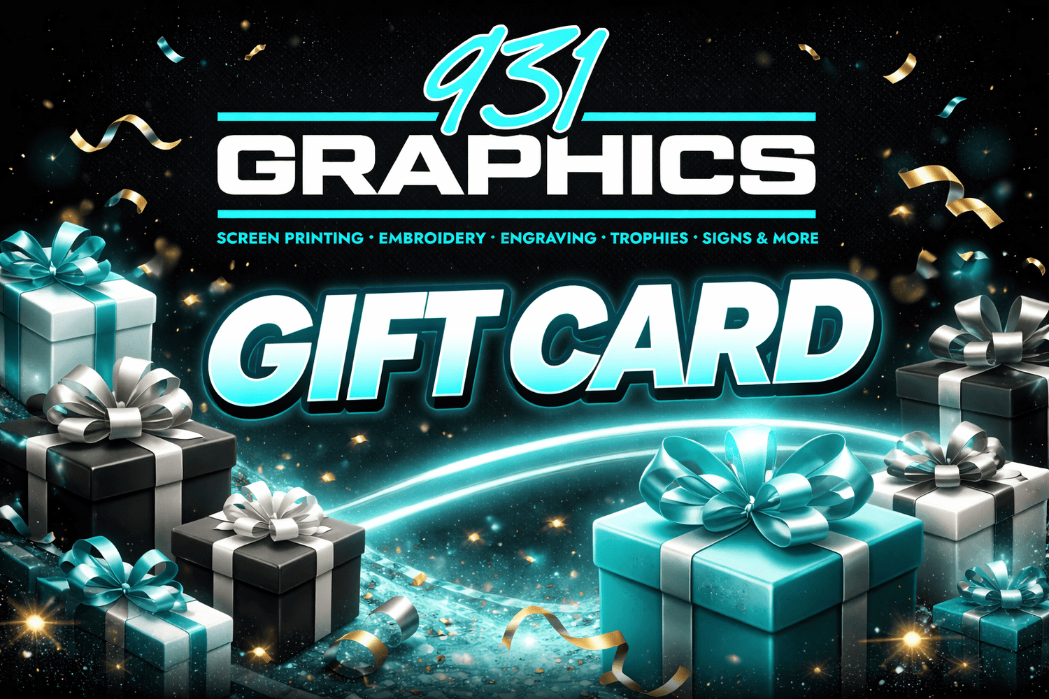 E-Gift Cards - 931 Graphics