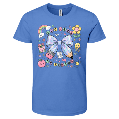 100 Days of School Bella + Canvas Kids SS T-Shirt - 931 Graphics