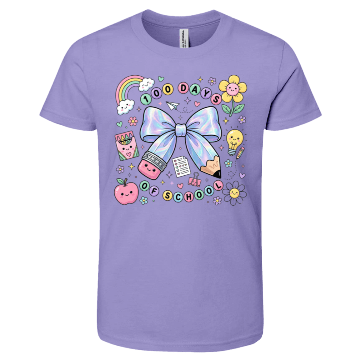 100 Days of School Bella + Canvas Kids SS T-Shirt - 931 Graphics