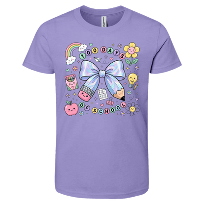 100 Days of School Bella + Canvas Kids SS T-Shirt - 931 Graphics
