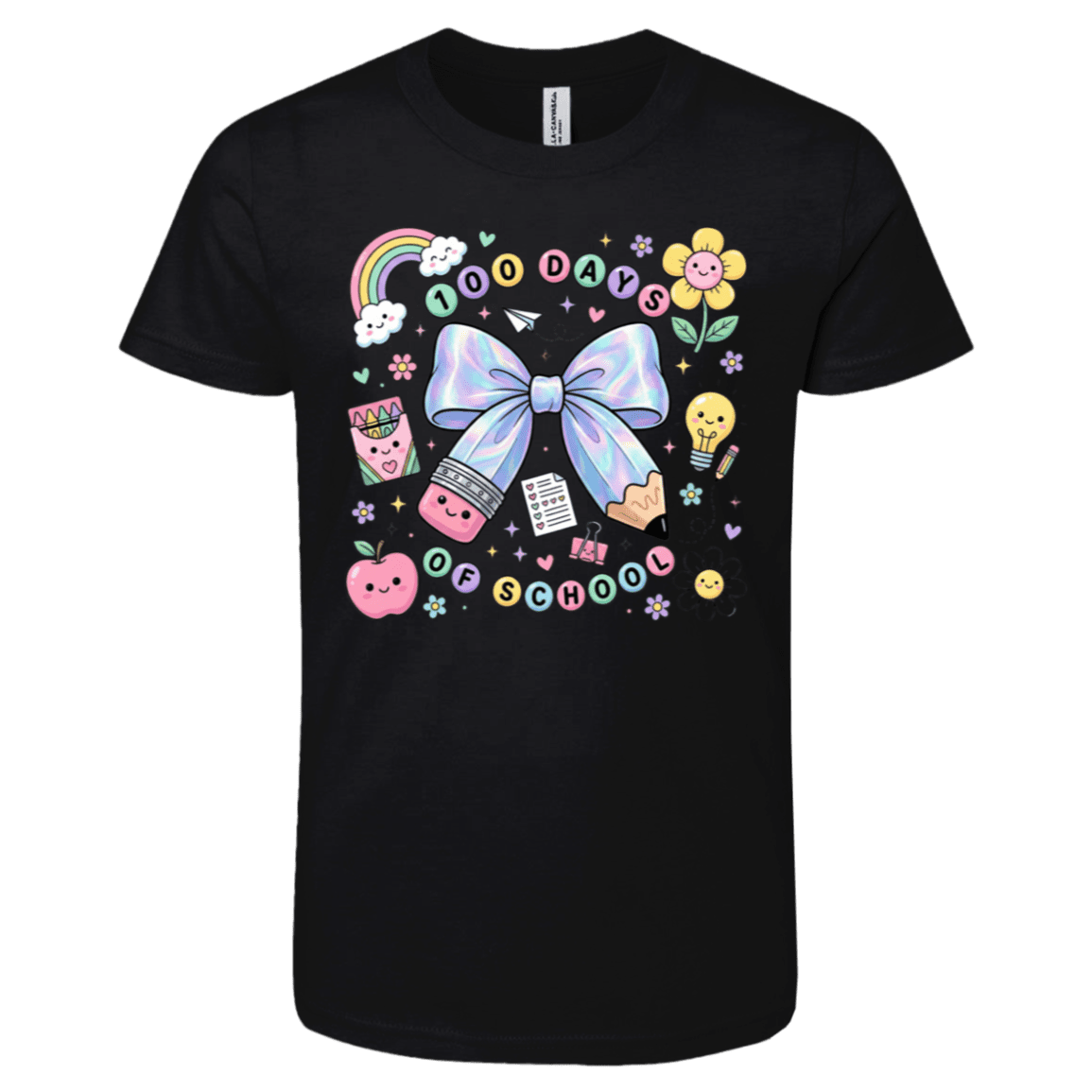 100 Days of School Bella + Canvas Kids SS T-Shirt - 931 Graphics