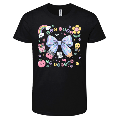 100 Days of School Bella + Canvas Kids SS T-Shirt - 931 Graphics
