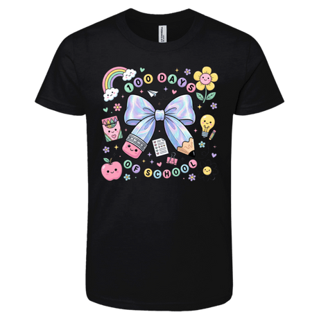 100 Days of School Bella + Canvas Kids SS T-Shirt - 931 Graphics