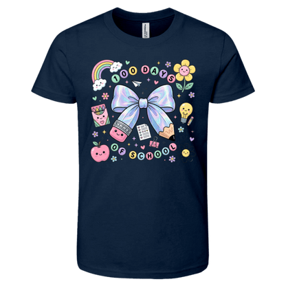 100 Days of School Bella + Canvas Kids SS T-Shirt - 931 Graphics