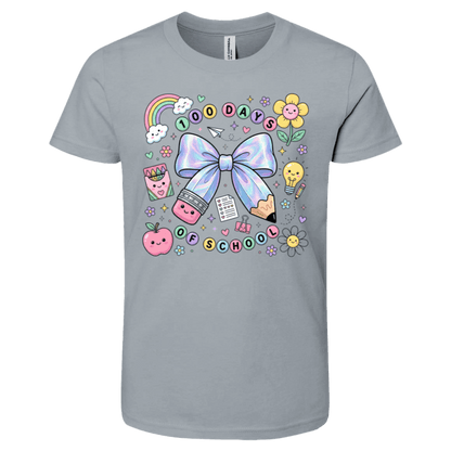 100 Days of School Bella + Canvas Kids SS T-Shirt - 931 Graphics