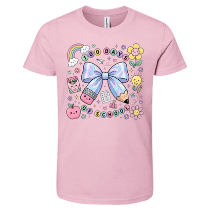100 Days of School Bella + Canvas Kids SS T-Shirt - 931 Graphics