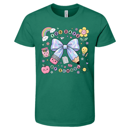100 Days of School Bella + Canvas Kids SS T-Shirt - 931 Graphics