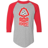 Adult Colorblock Raglan Jersey with CFFC Logo & White Outline - Busy Bee Graphix