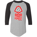 Adult Colorblock Raglan Jersey with CFFC Logo & White Outline - Busy Bee Graphix