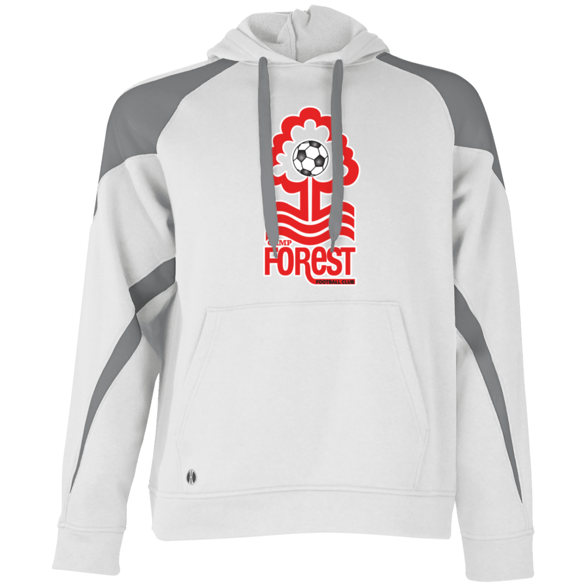 CFFC Adult Athletic Colorblock Fleece Hoodie - Busy Bee Graphix