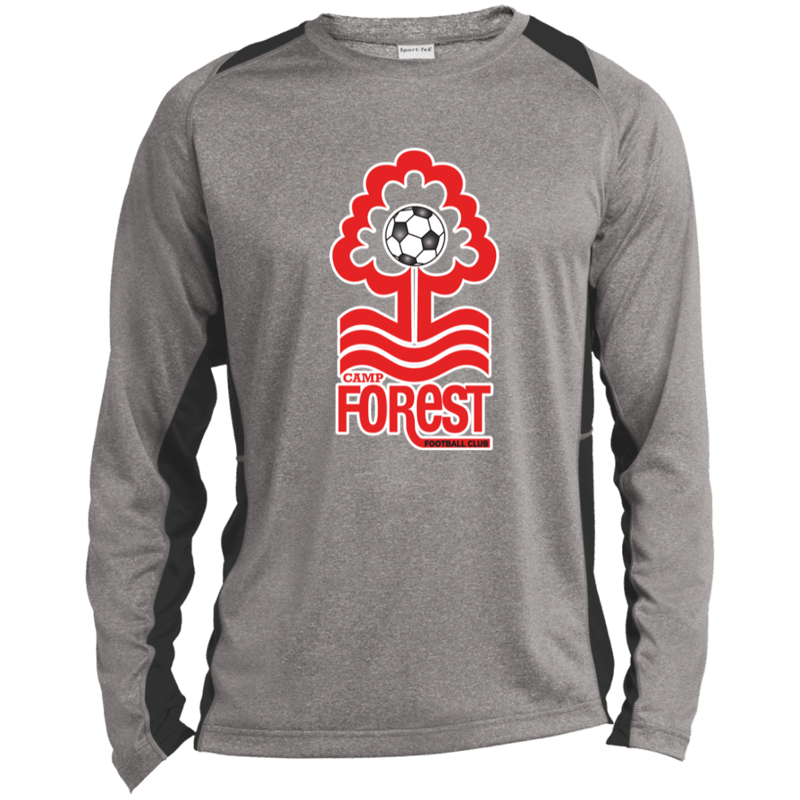 CFFC Heather Colorblock L/S Performance Tee - 931 Graphics