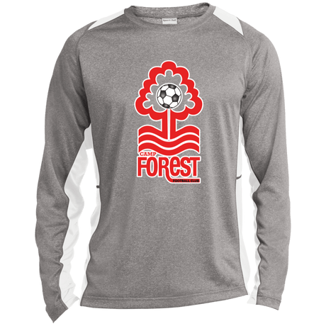 CFFC Heather Colorblock L/S Performance Tee - 931 Graphics