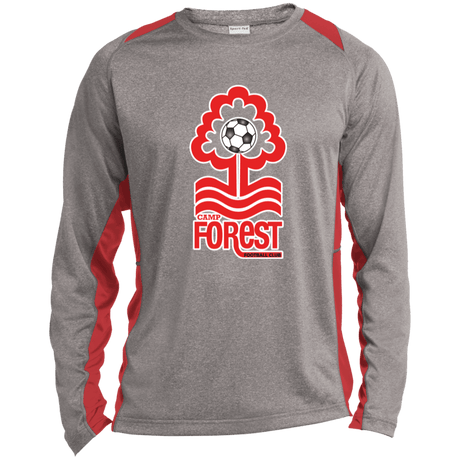 CFFC Heather Colorblock L/S Performance Tee - 931 Graphics