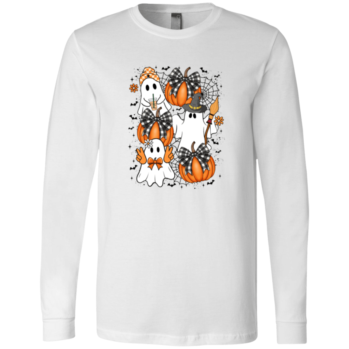Coquette Boo Bella + Canvas LS Tee - 931 Graphics