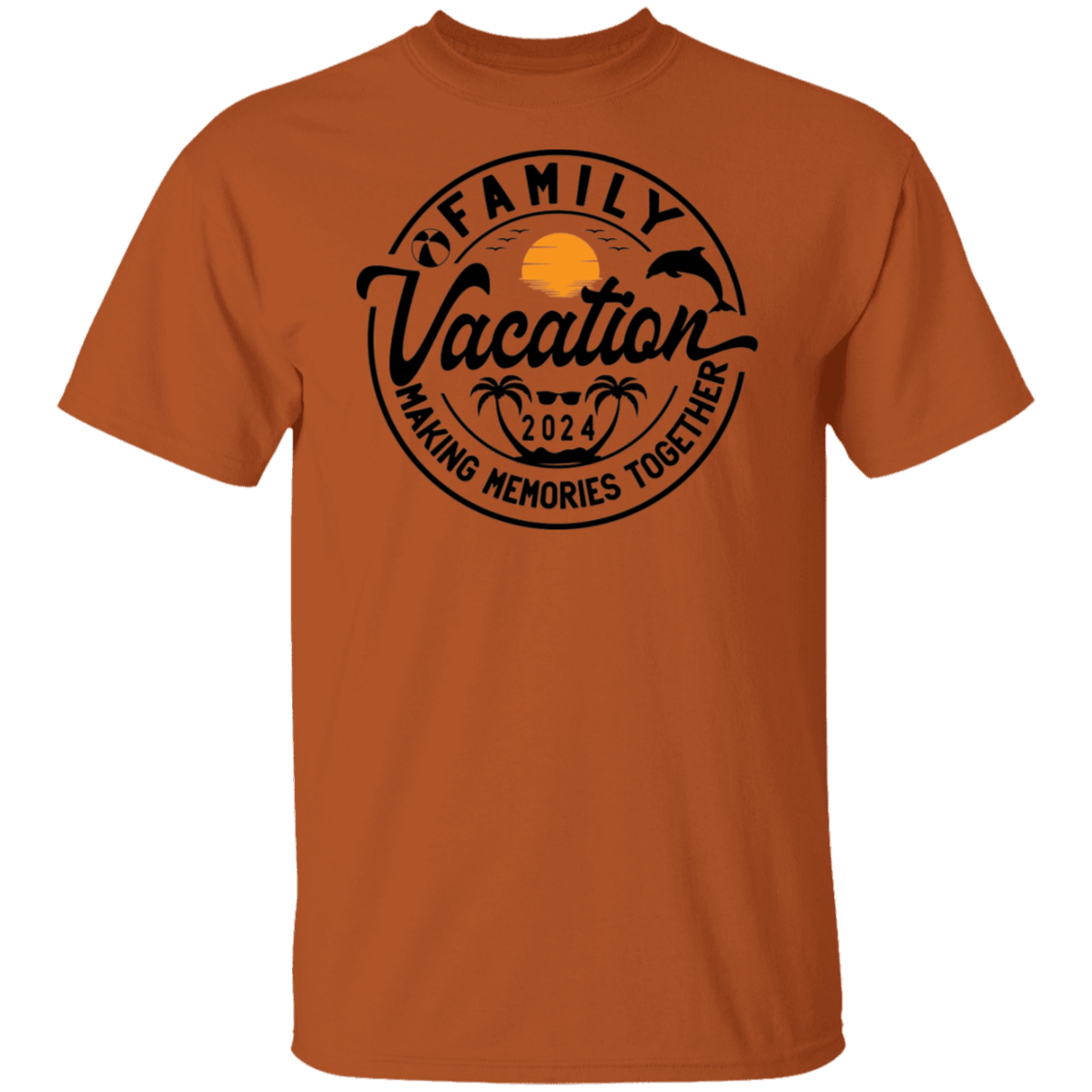 Family Vacation 2024 Gildan Adult Tee - Busy Bee Graphix