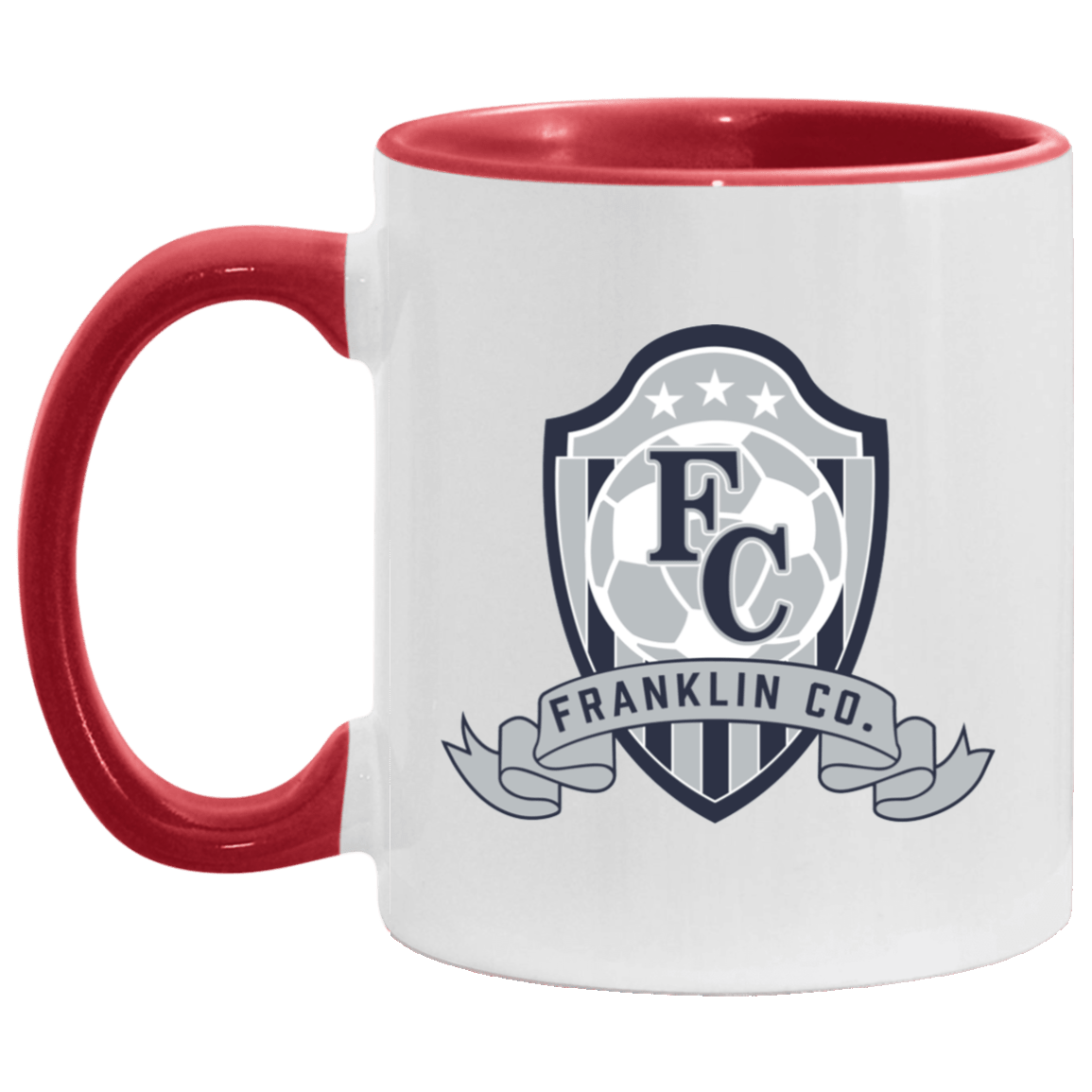 FC Soccer Crest 11 oz. Accent Mug - Busy Bee Graphix