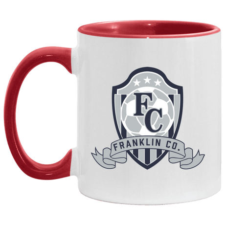 FC Soccer Crest 11 oz. Accent Mug - Busy Bee Graphix