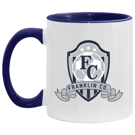 FC Soccer Crest 11 oz. Accent Mug - Busy Bee Graphix