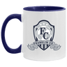 FC Soccer Crest 11 oz. Accent Mug - Busy Bee Graphix