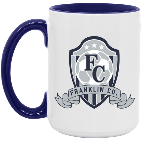FC Soccer Crest 15oz. Accent Mug - Busy Bee Graphix