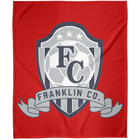 FC Soccer Crest Arctic Fleece Blanket 50x60 - Busy Bee Graphix