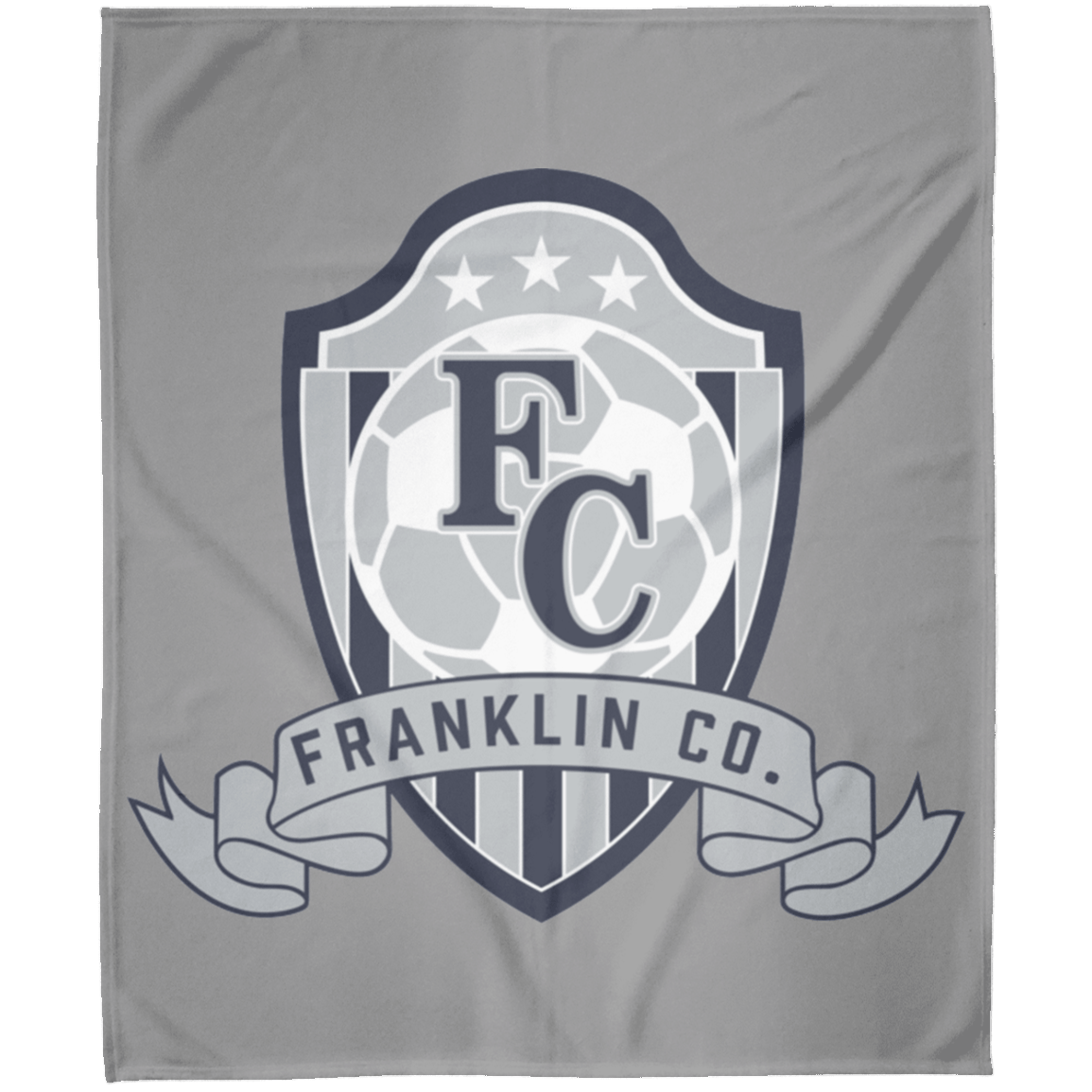 FC Soccer Crest Arctic Fleece Blanket 50x60 - Busy Bee Graphix