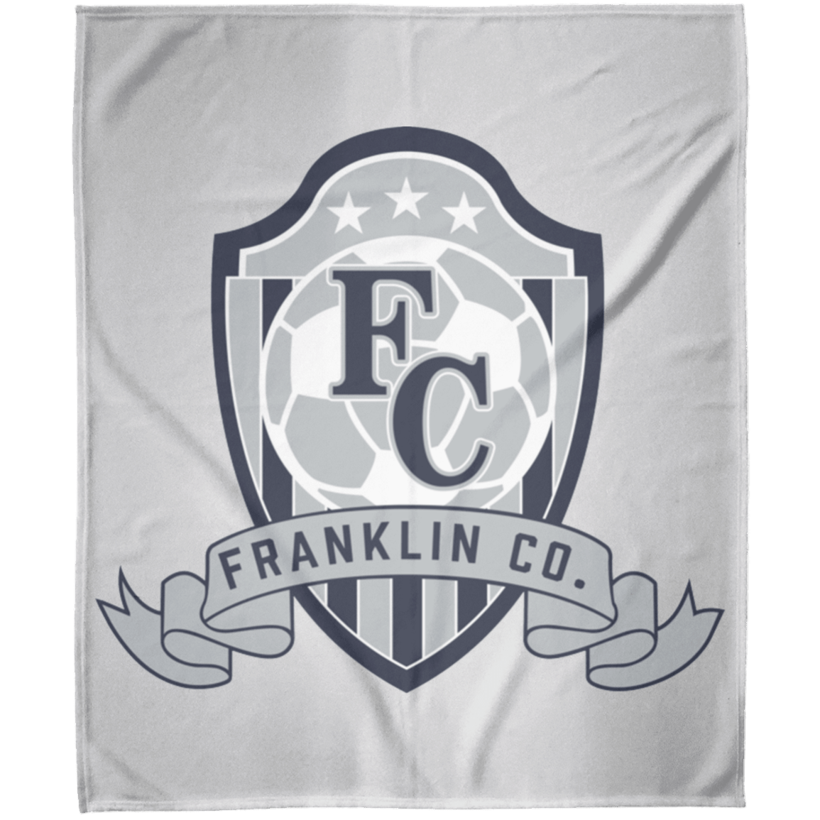 FC Soccer Crest Arctic Fleece Blanket 50x60 - Busy Bee Graphix