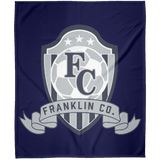 FC Soccer Crest Arctic Fleece Blanket 50x60 - Busy Bee Graphix