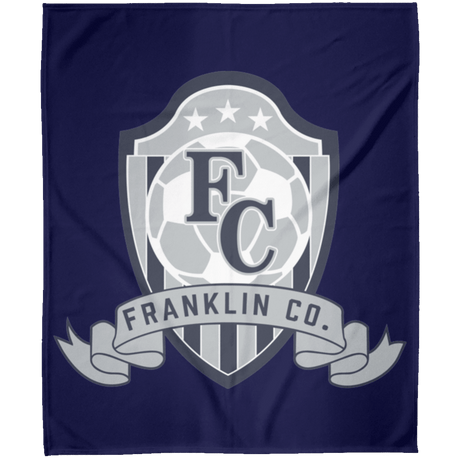FC Soccer Crest Arctic Fleece Blanket 50x60 - Busy Bee Graphix