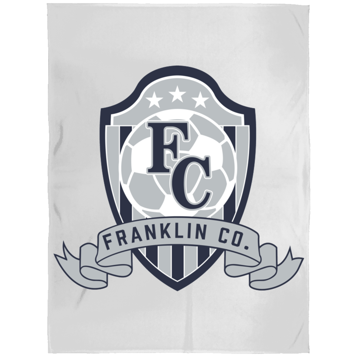 FC Soccer Crest Arctic Fleece Blanket 60x80 - Busy Bee Graphix