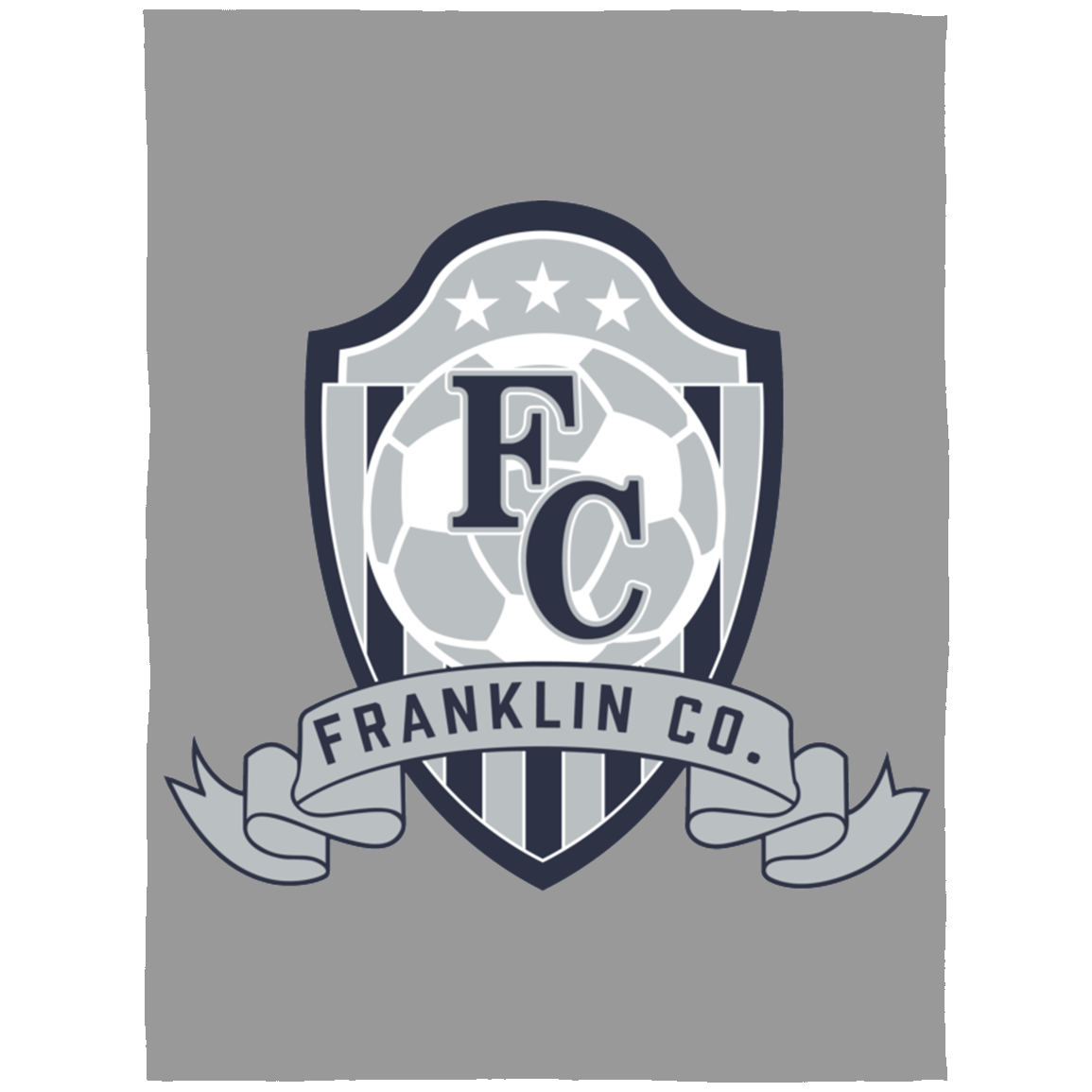 FC Soccer Crest Arctic Fleece Blanket 60x80 - Busy Bee Graphix