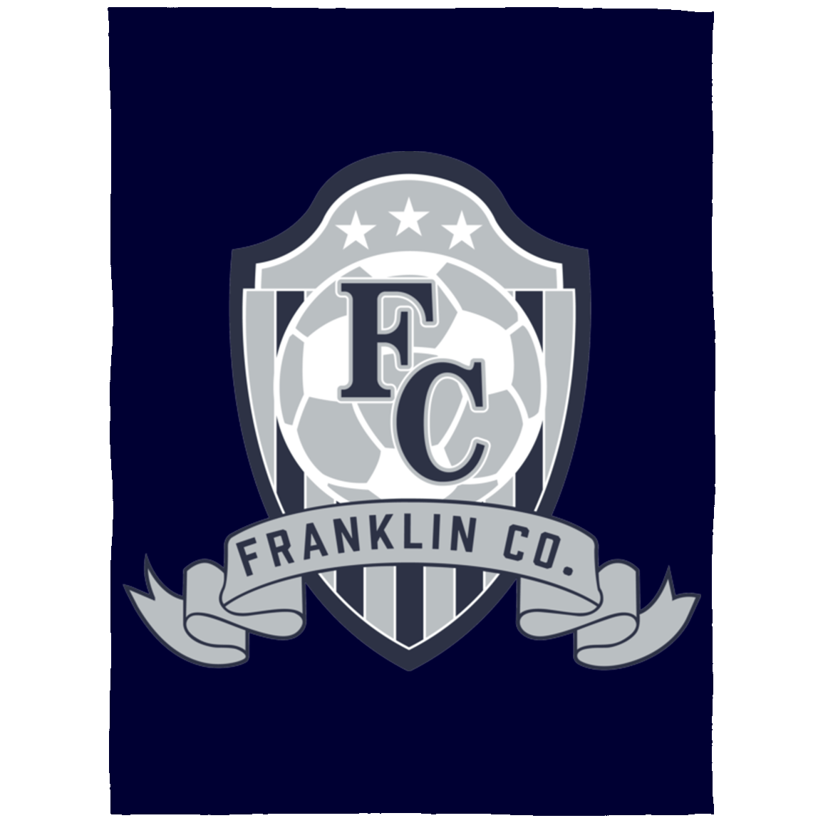 FC Soccer Crest Arctic Fleece Blanket 60x80 - Busy Bee Graphix
