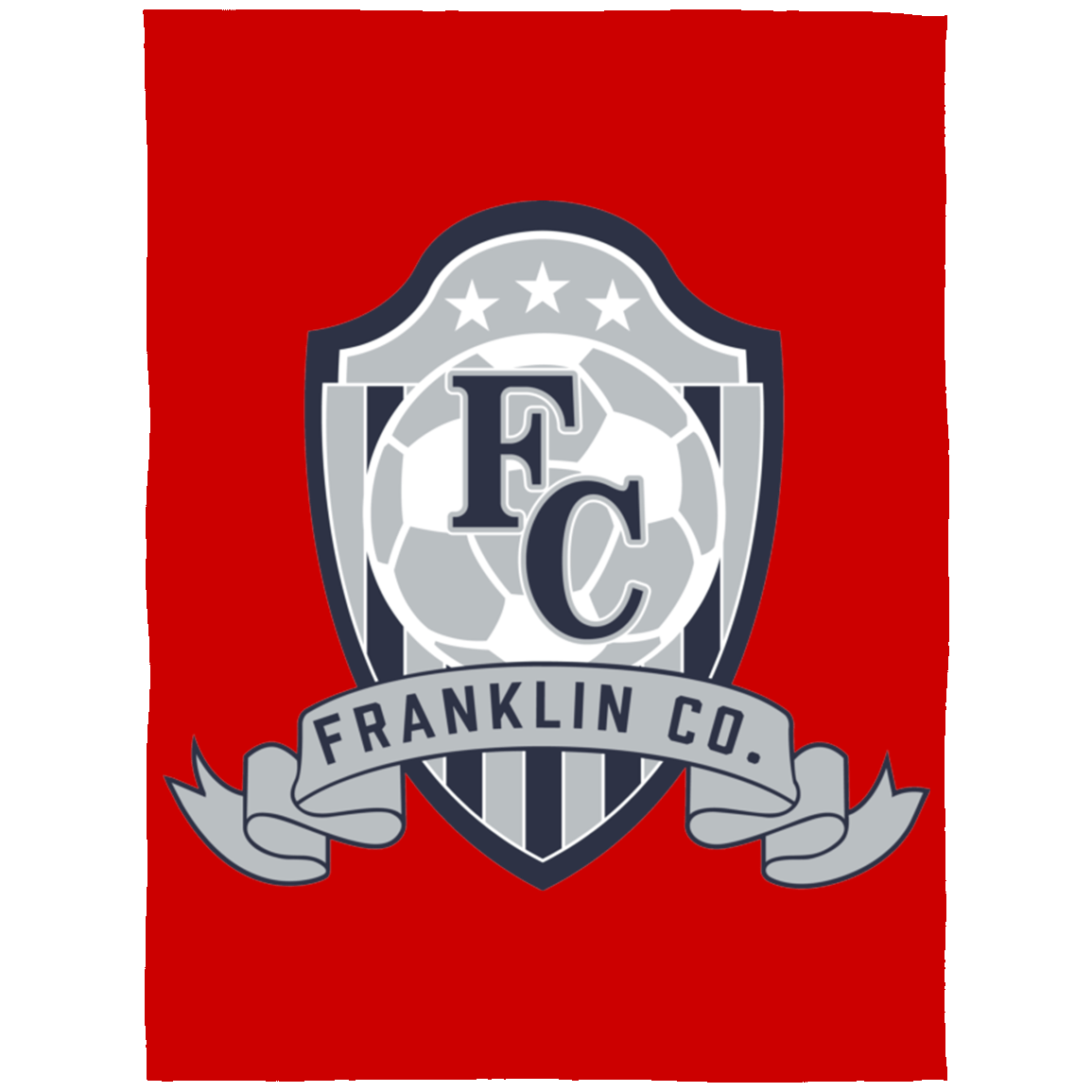 FC Soccer Crest Arctic Fleece Blanket 60x80 - Busy Bee Graphix