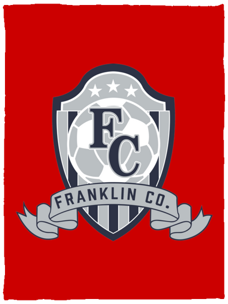 FC Soccer Crest Cozy Plush Fleece Blanket - 30x40 - Busy Bee Graphix