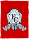 FC Soccer Crest Cozy Plush Fleece Blanket - 30x40 - Busy Bee Graphix