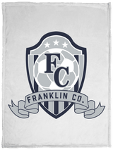 FC Soccer Crest Cozy Plush Fleece Blanket - 30x40 - Busy Bee Graphix