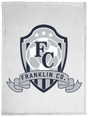 FC Soccer Crest Cozy Plush Fleece Blanket - 30x40 - Busy Bee Graphix