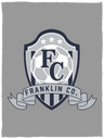 FC Soccer Crest Cozy Plush Fleece Blanket - 30x40 - Busy Bee Graphix