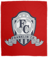 FC Soccer Crest Cozy Plush Fleece Blanket - 50x60 - Busy Bee Graphix
