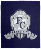 FC Soccer Crest Cozy Plush Fleece Blanket - 50x60 - Busy Bee Graphix