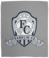 FC Soccer Crest Cozy Plush Fleece Blanket - 50x60 - Busy Bee Graphix