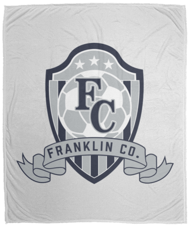 FC Soccer Crest Cozy Plush Fleece Blanket - 50x60 - Busy Bee Graphix